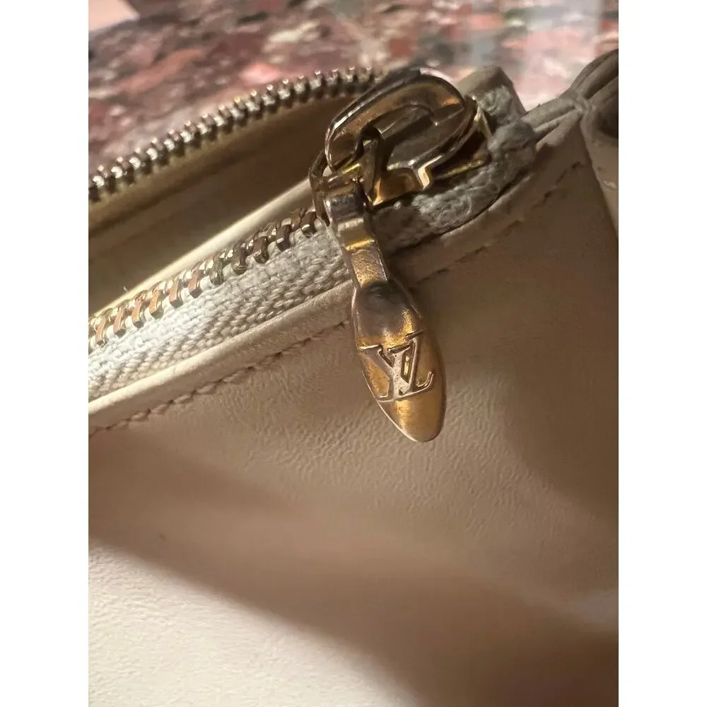 Louis Vuitton Pink Leopard Print Zip Wallet